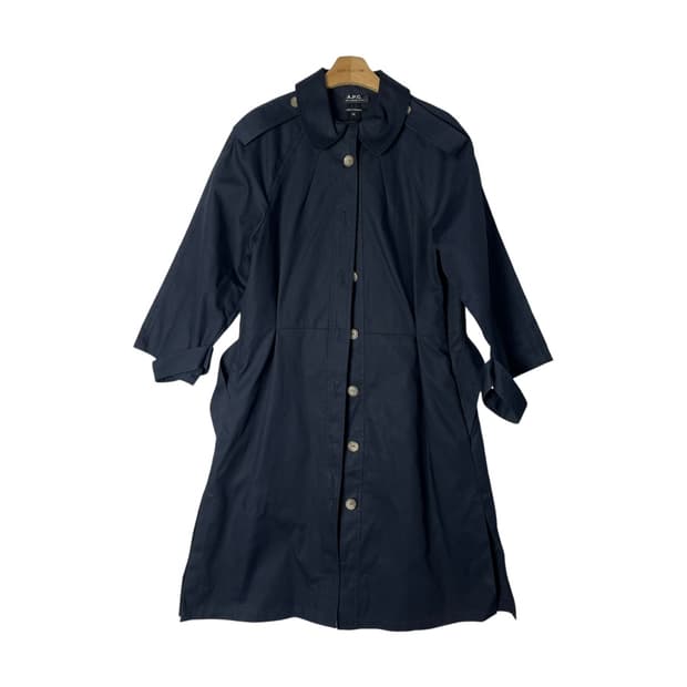 [A.P.C.] 아페쎄 미니멀 투버튼 플랩 코트