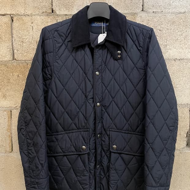 폴로 랄프로렌 코듀로이 카라 퀼팅 자켓