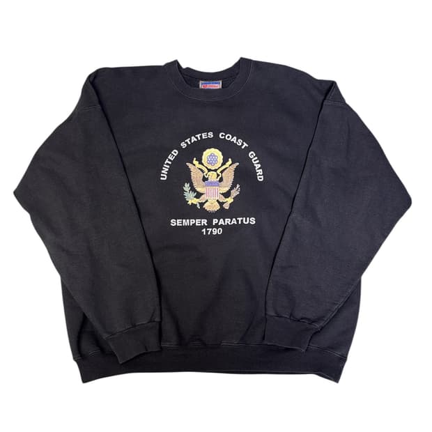 빈티지 90s US COAST GUARD 스웻셔츠 맨투맨 XL
