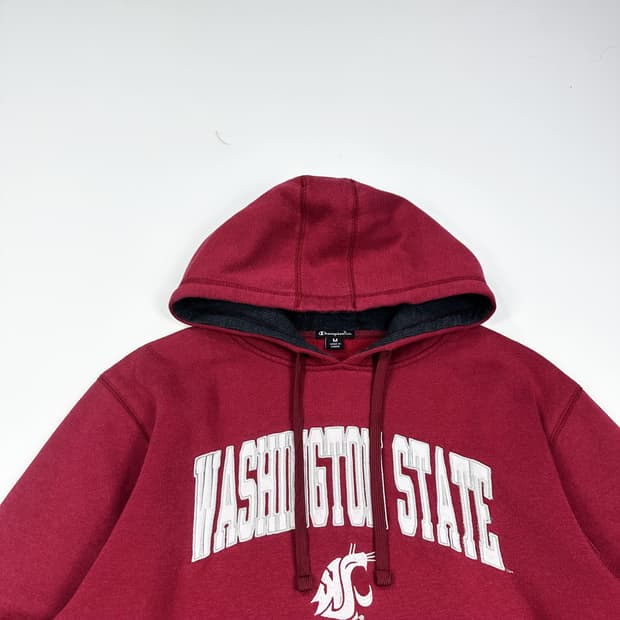 챔피온 칼리지 워싱턴 버건디 후드티 (M)