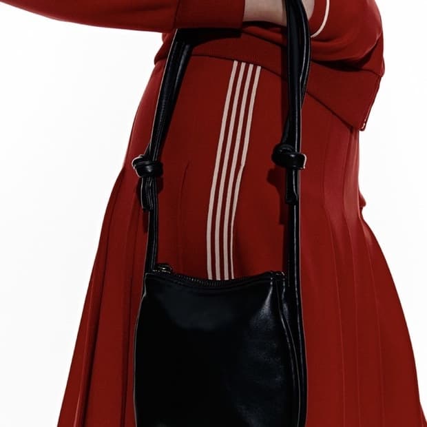 여밈 미니 레이어드백, 블랙