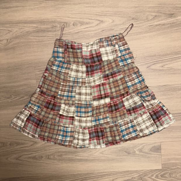 빈티지 스커트 치마 모리걸 아오이유우 