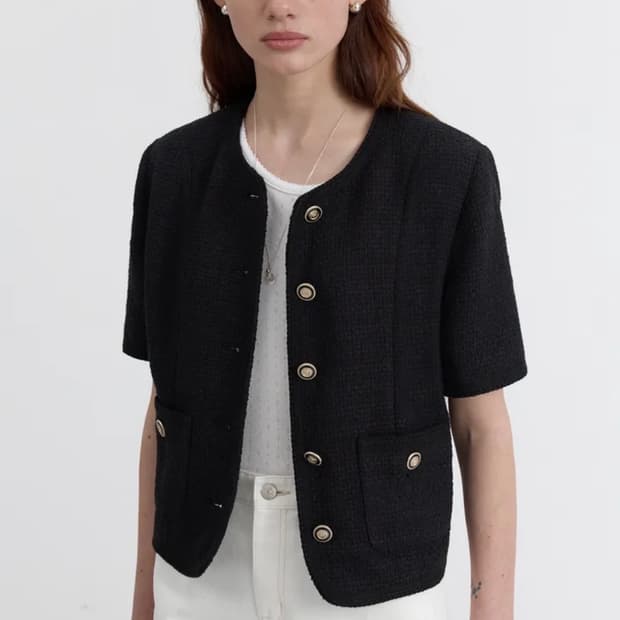 던스트 썸머 트위드 자켓