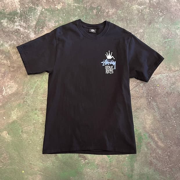 [M] 스투시 글로벌 루츠 반팔 티셔츠 Stussy