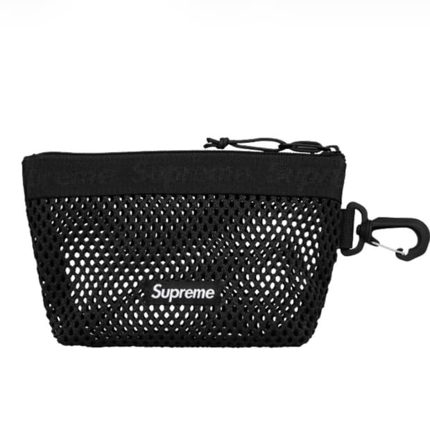 [OS] 슈프림 메쉬 미니 파우치 블랙 - 25SS