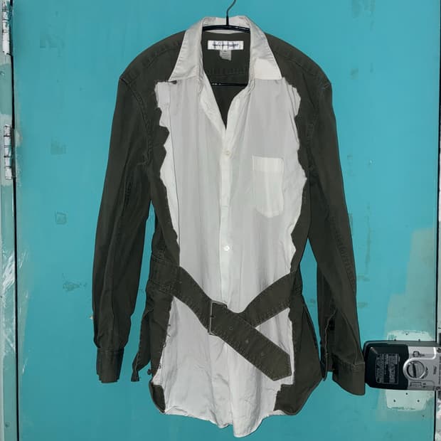 꼼데가르송셔츠 military joint shirt