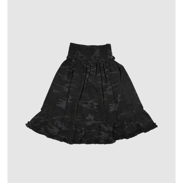 인앤양 스커트  Frill smoke skirt, charcoal