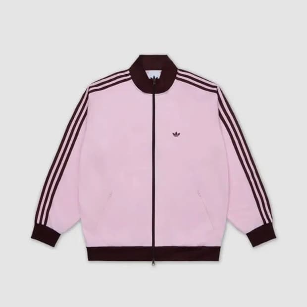 아디다스 BB 트랙탑 - 클리어핑크