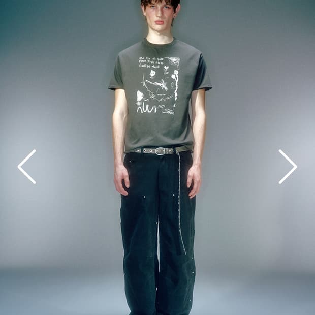 MEN EVAN ARTWORK T-SHIRT CHARCOAL