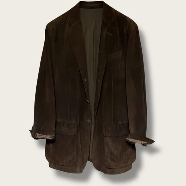 페라가모 스웨이드 자켓 50