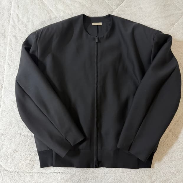 [L] 피어오브갓 8th 울 실크 카라리스 봄버 자켓