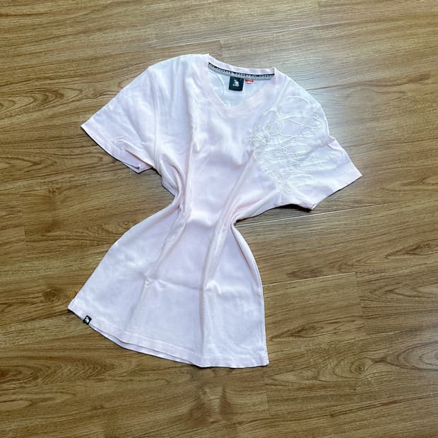 빈티지 딸기우유 핑크 레터링 반팔 티셔츠 히메갸루 로걀 라떼 긱시크 고딕