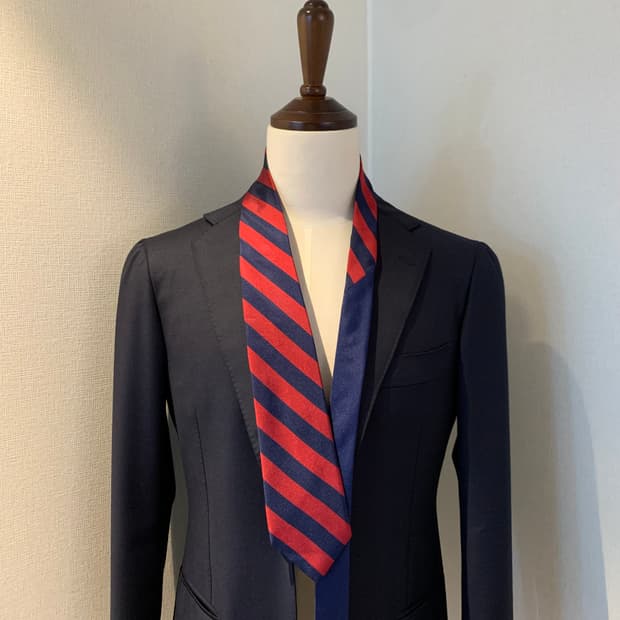 타미힐피거 레지멘탈 클래식넥타이 100실크 A+등급 8cm