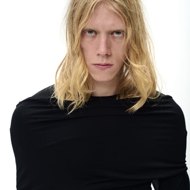 P.L.N. long sleeve shirt with panel