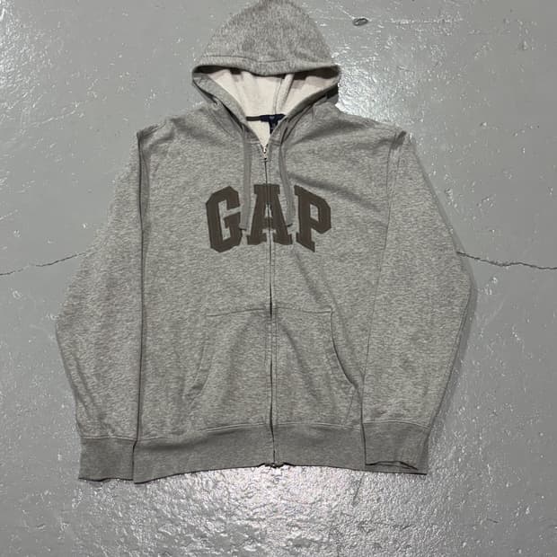 갭(Gap) 그레이 후드 집업
