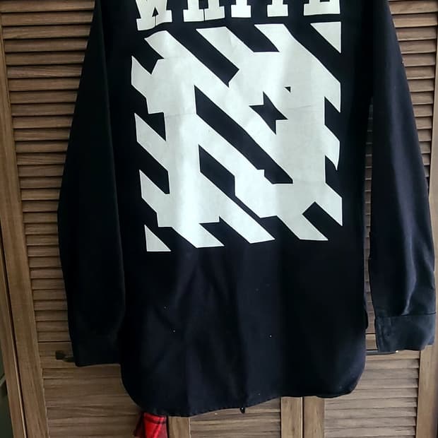 오프화이트 데님 셔츠 xs
