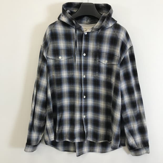 애프터프레이 웨스턴체크 후드셔츠 [L]
