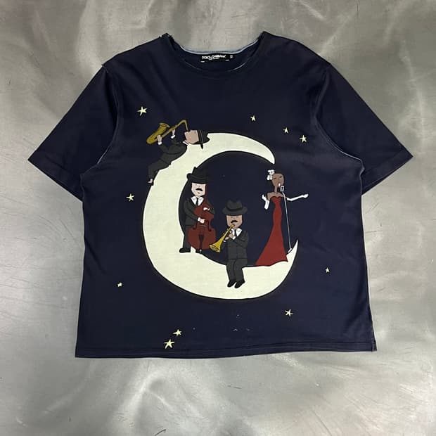  돌체앤가바나 뮤직문 반팔티 y16121