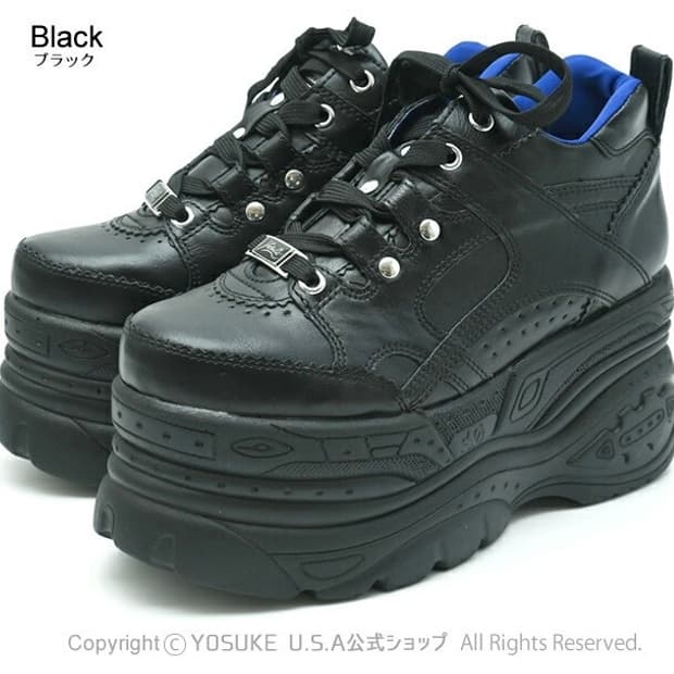 요스케 통굽 블랙 9cm 235 (새제품)