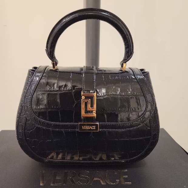 새상품) VERSACE 그레카 가디스 탑 핸들 백
