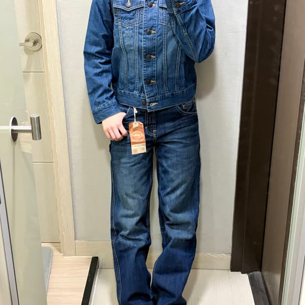 COLZA 클래식 워싱 진청 데님 자켓