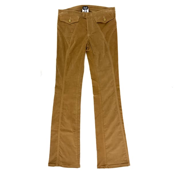 Dolce&Gabbana Bootcut Velvet Pants/ 40
