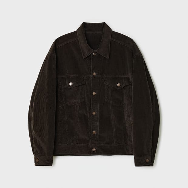 [Belier] 코듀로이 트러커 자켓-브라운