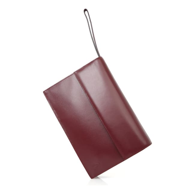 까르띠에 클러치 스트랩 파우치 맨스백 버건디 루비