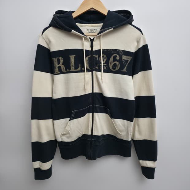 [S] 폴로 랄프로렌 스트라이프 후드집업