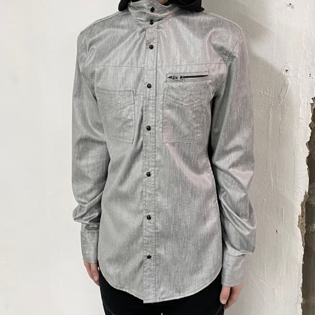 시멘틱 디자인 레이어드 자켓