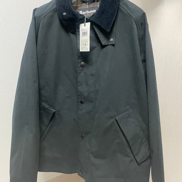 바버 os 트랜스포트 캐주얼 자켓 네이비 논왁스 42사이즈