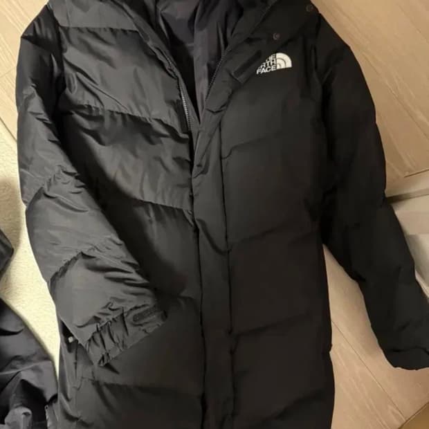 노스페이스 롱패딩 M