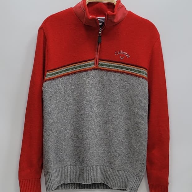 Callaway 캘러웨이 골프 하프 집업 방풍 니트 / 남 M
