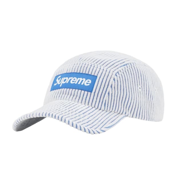 슈프림 투톤 코듀로이 캠프캡