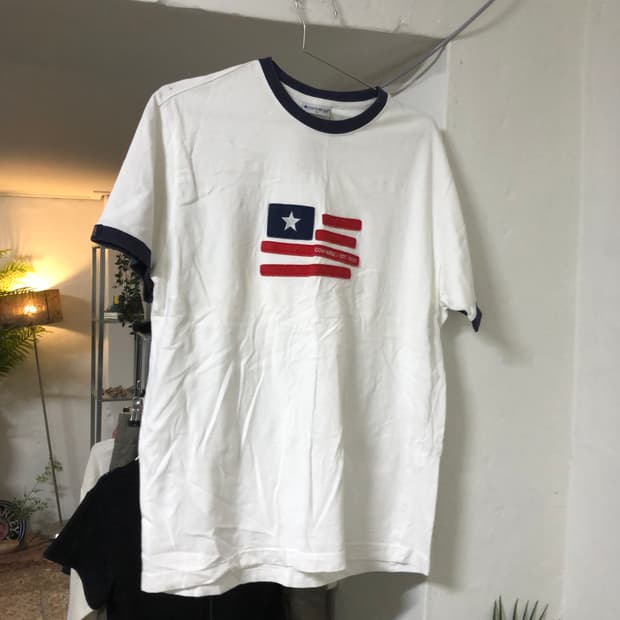 Converse 성조기 패치 반팔티