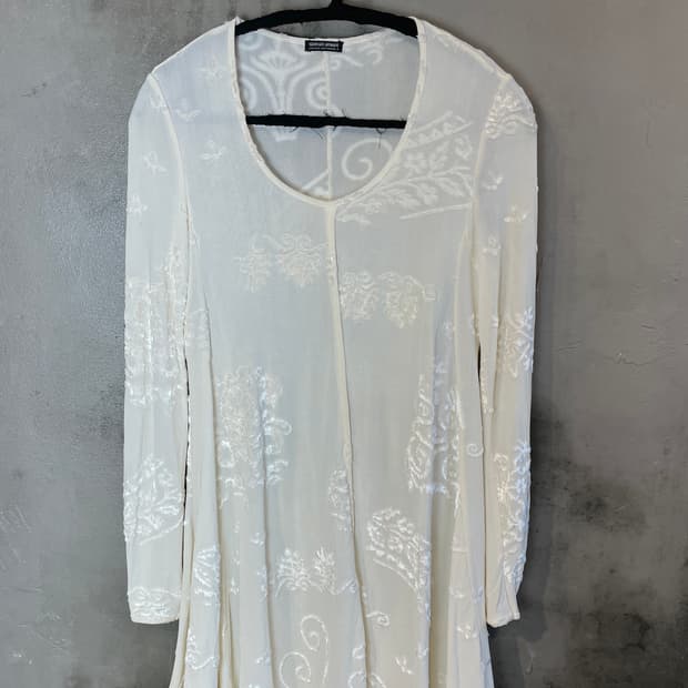 90s 조르지오 아르마니 벨벳 시어 탑