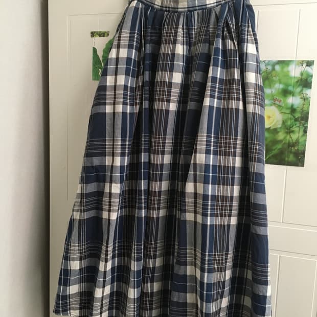 일본빈티지 모리걸 체크 스커트