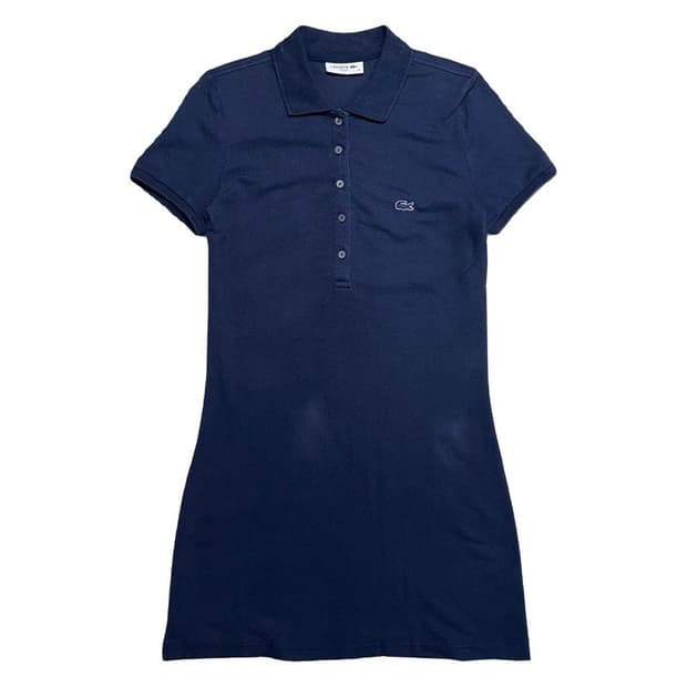 LACOSTE PK 슬림핏 PK 원피스 네이비 36