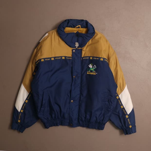 90's NFL 노트르담 봄버 올드스쿨 점퍼 A1527