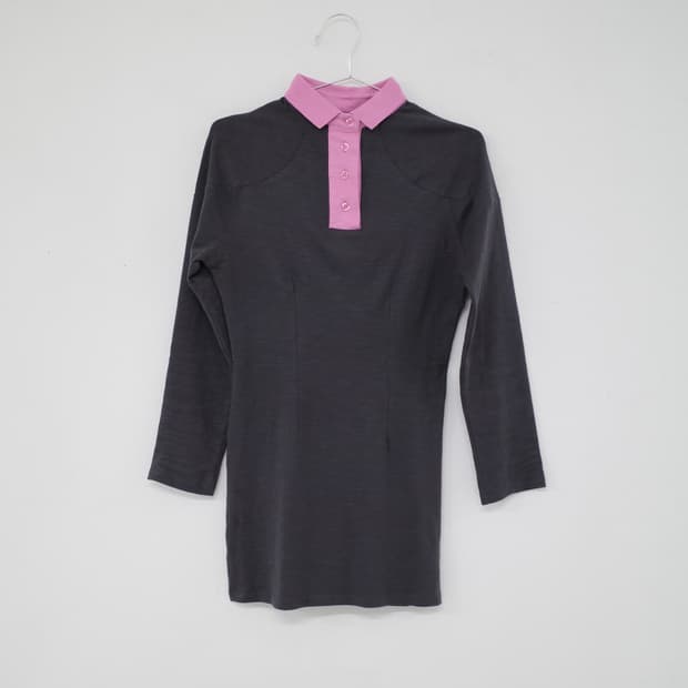 Gimaguas Mock Neck Sleeve Polo