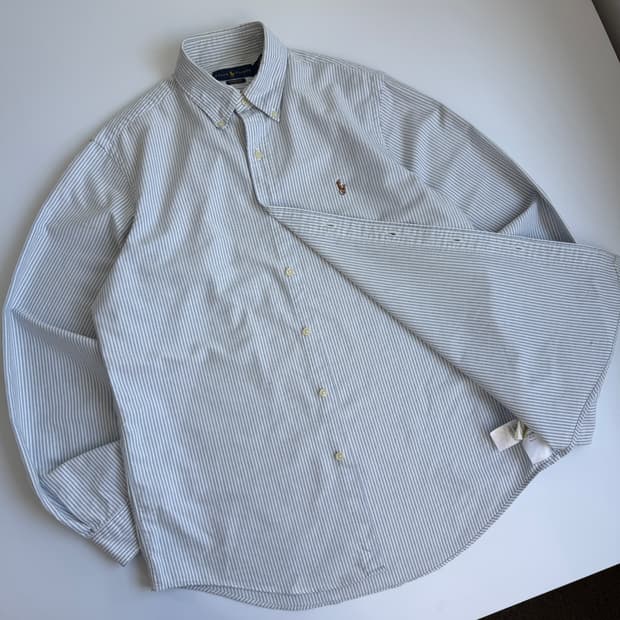 Polo 폴로 랄프로렌 신형 소라 스트라이프 옥스포드 셔츠