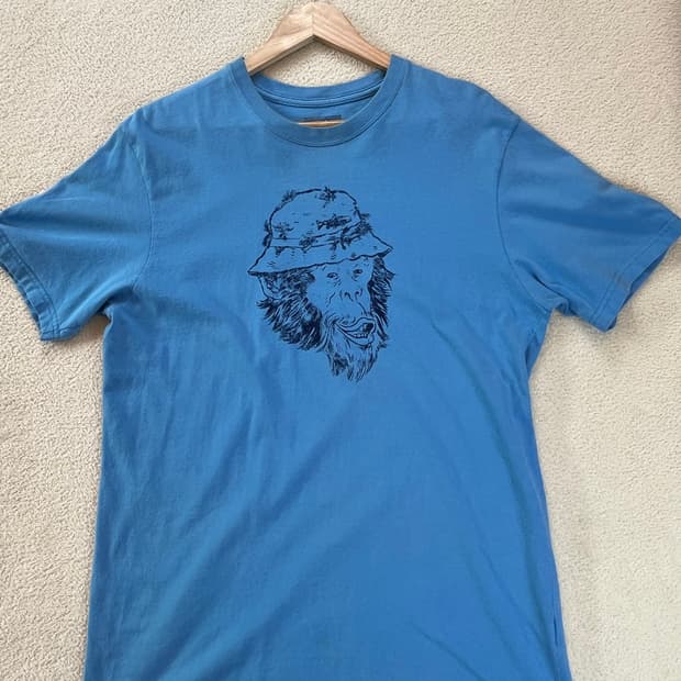 파타고니아 프린팅 반팔티