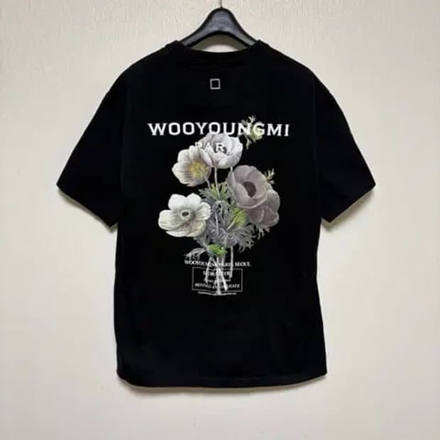 [46] 우영미 플라워 프린팅 반팔티
