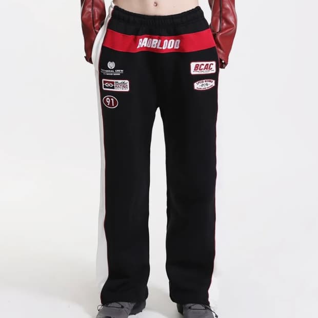 배드블러드 BCAC 레이싱 와이드 투웨이 조거 XS