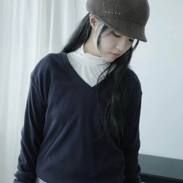 콜하그 sleeve button golji T (네이비)