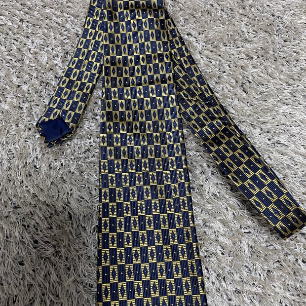 랑방 프랑스제 실크 넥타이