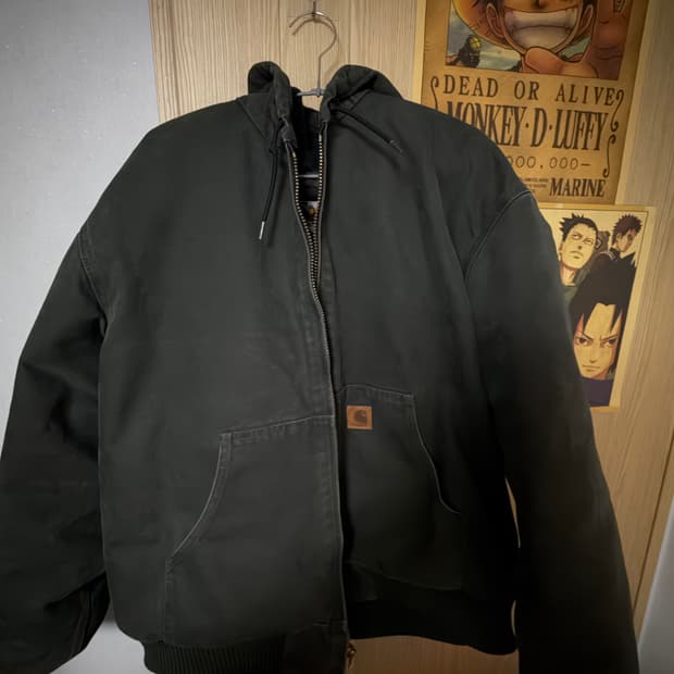 칼하트 j130 액티브 후드집업 모스그린 mos 2xl