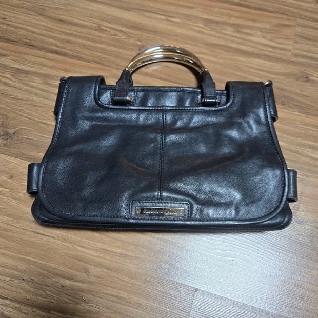 하이덴 하넷 블랙 가죽 크로스백