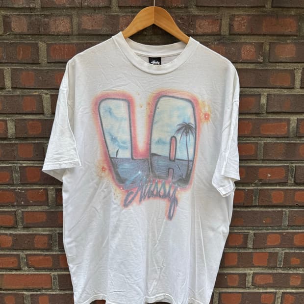 2000s Stussy/스투시 Airbrush LA T-Shirt 