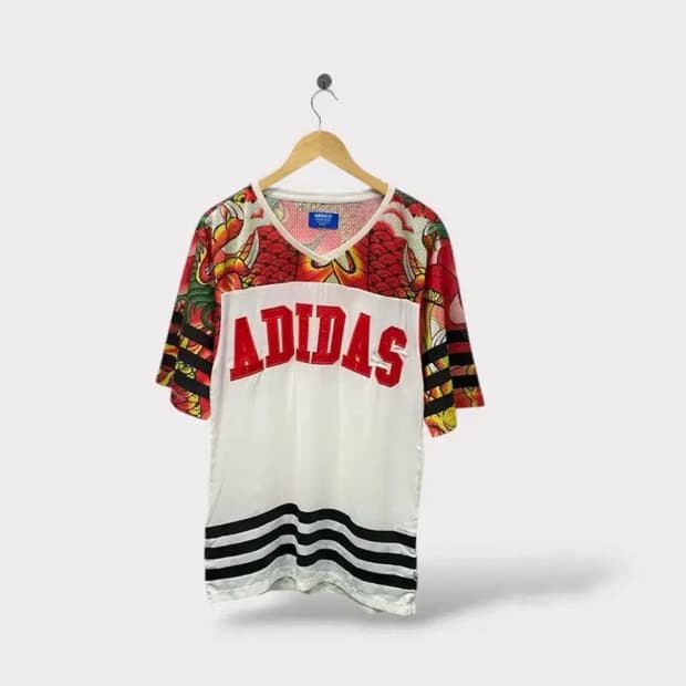 아디다스 X 리타 오라. 드래곤 프린트 롱티  M